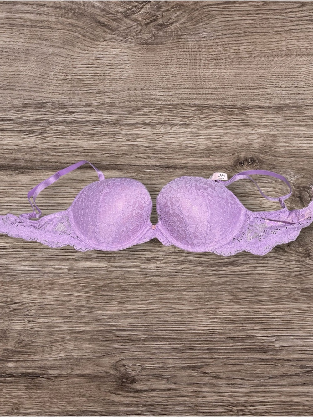 Victoria's Secret Lace Push-Up Bra in Twinkle Lace